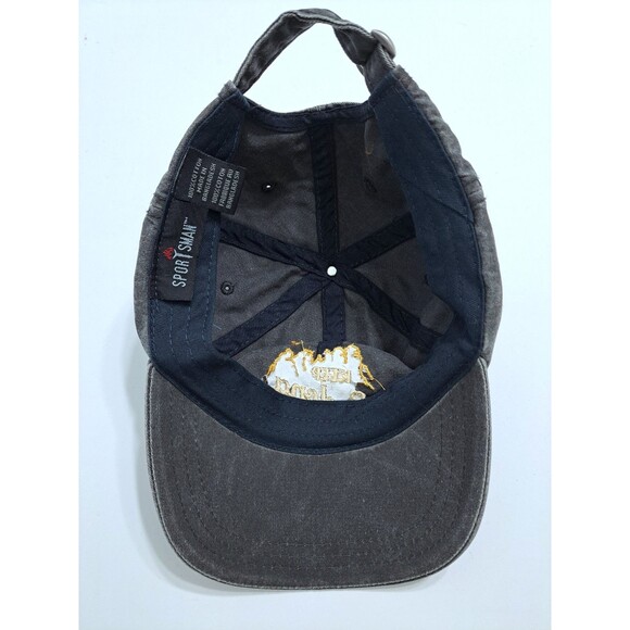 Sedona Arizona Keep Wild Cathedral Rock Black Gray Faded Hat Cap Adjustable - Picture 5 of 6